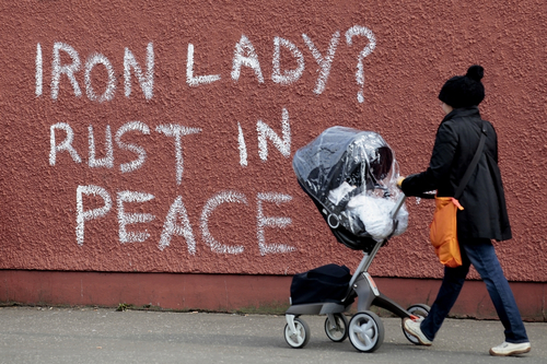 APTOPIX Britain Northern Ireland Thatcher